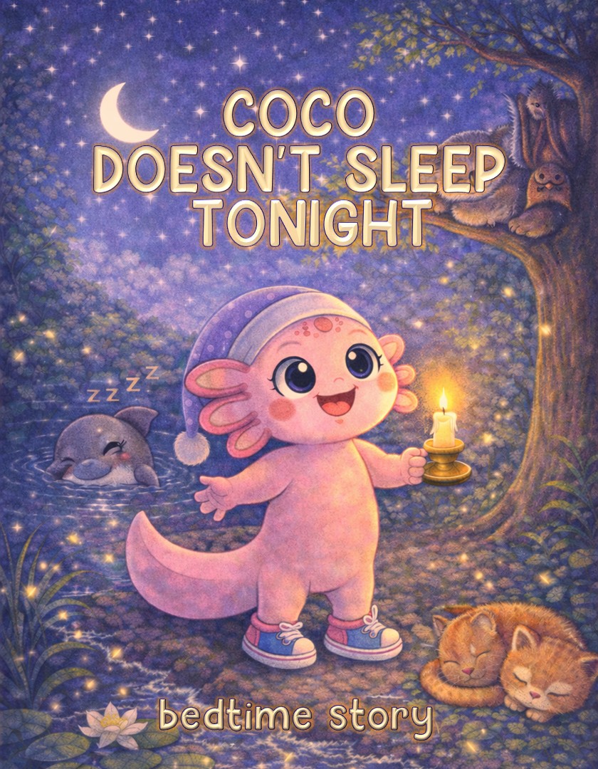 Coco Doesn't Sleep Tonight — a real KDP book built with Univers Studio